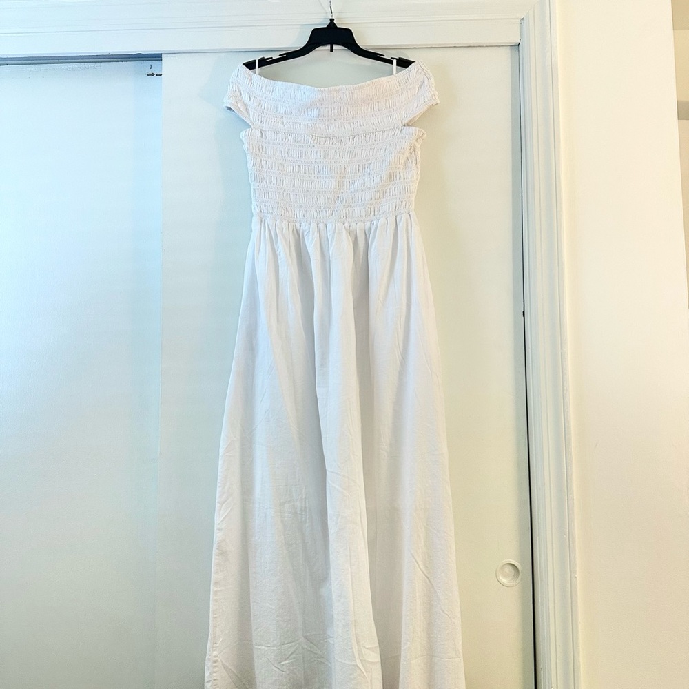 NWT Everlane Gauze Off the Shoulder Dress - Picture 10 of 10
